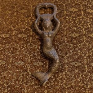 Vintage Mermaid Cast Iron Bottle Opener